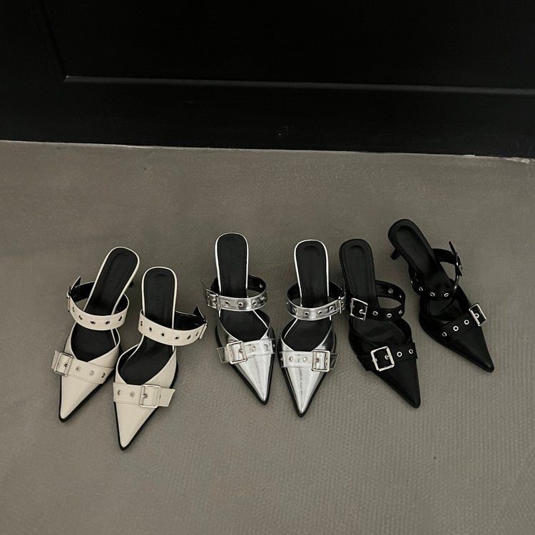 Women's Summer High-Heel Rubber All-Match Shoes foto 3
