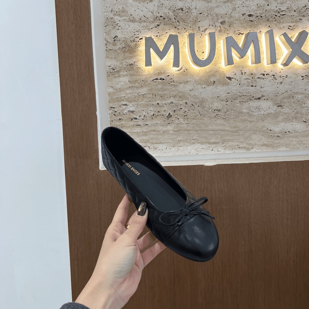 Women's All-Match Commuter Bow-Knot Diamond-Pattern Flat Shoes foto 5