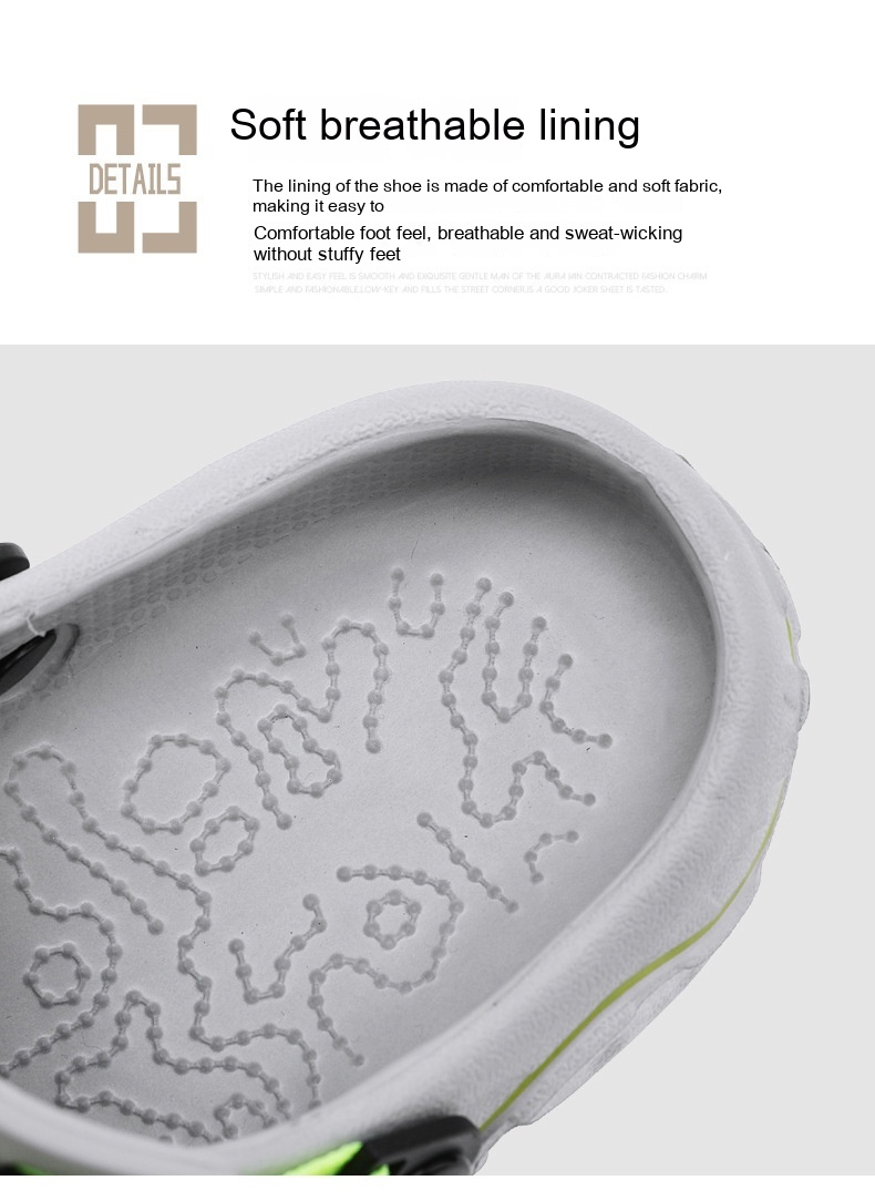 Breathable Soft Bottom Sports Beach Shoes Casual Two-way Wear Sandals foto 3