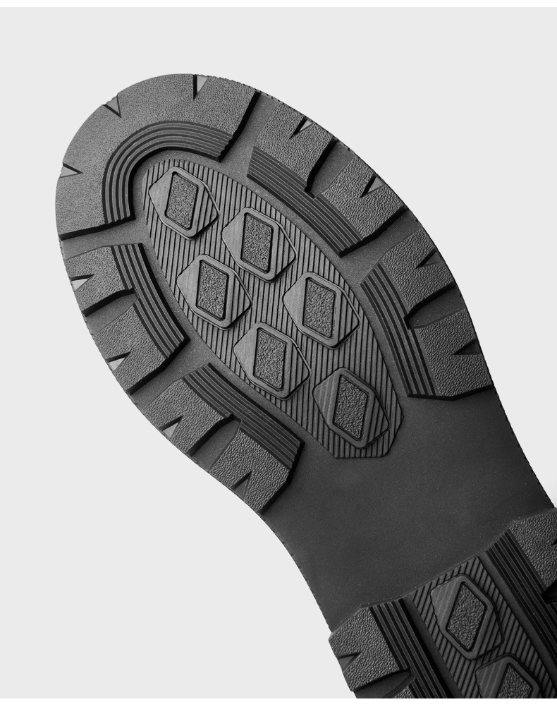 Casual Leather Shoes Men's Summer New Lace Up Round Toe Cowhide foto 3