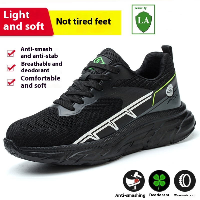 Safety Shoes Anti-smashing EVA Foam Rubber And Plastic Sole Breathable Lightweight foto 4