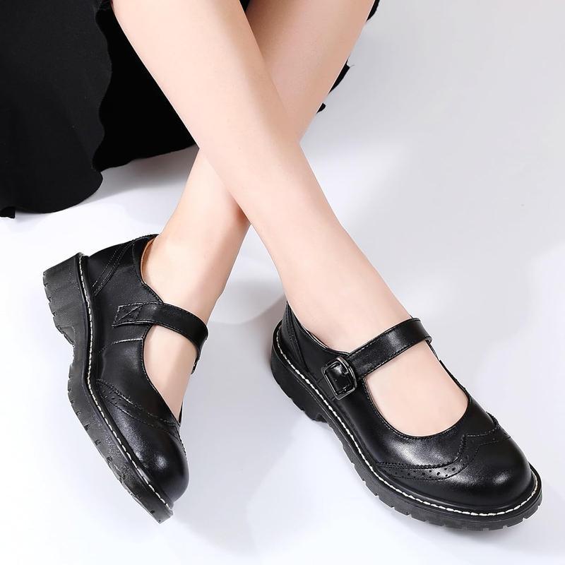 Shallow Mouth Thick Bottom Hanging Buckle Pumps Women's Casual foto 2