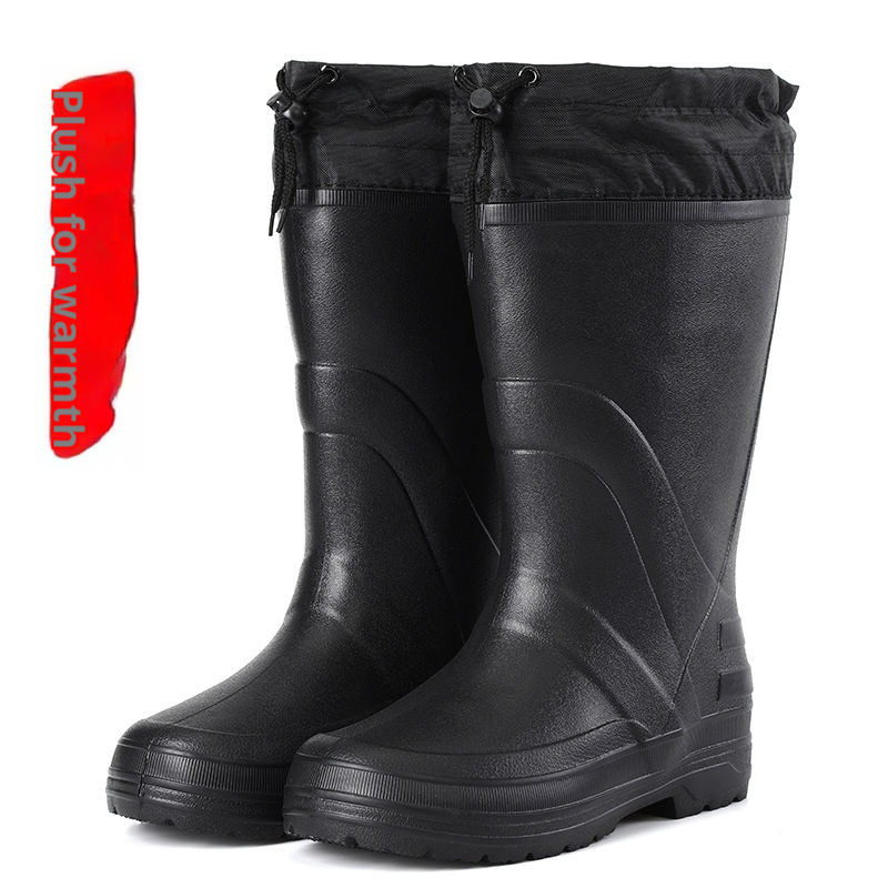 Men's Lightweight Labor Protection Pure Long Rain Boots foto 4