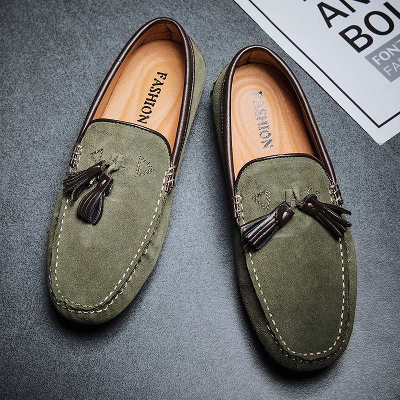 Pigskin All-match Men's Tods Casual Shoes Street Hipster High foto 2