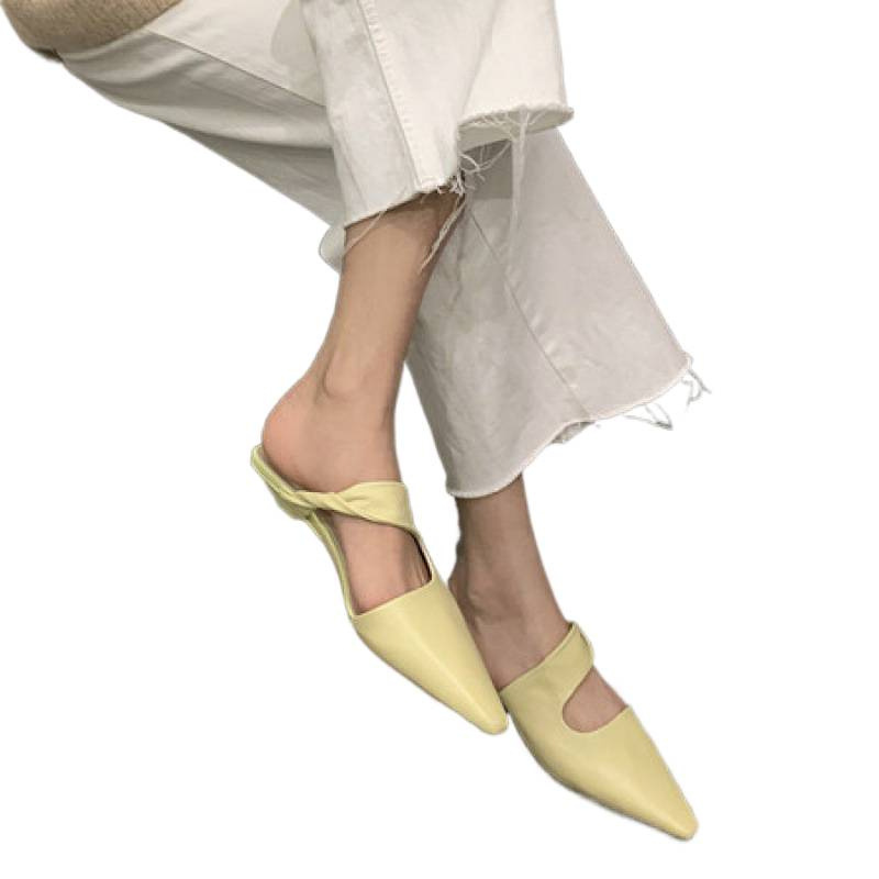 High-heeled Sandals Outerwear Light Luxury Summer New Arrival Handmade Vintage Style foto 3
