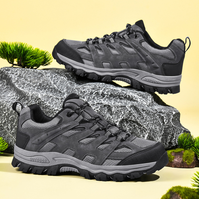 Men's Outdoor Casual Shoes Fashion Outdoor Sneakers Hiking Boots foto 2