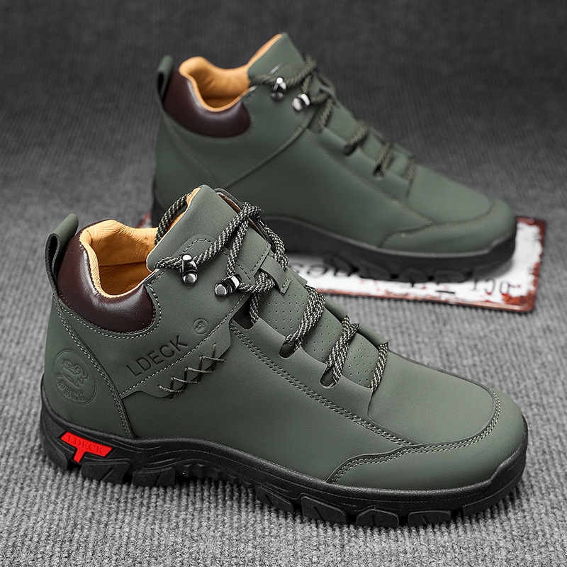 Mens All-Season Durable Stylish Casual Work Shoes foto 2
