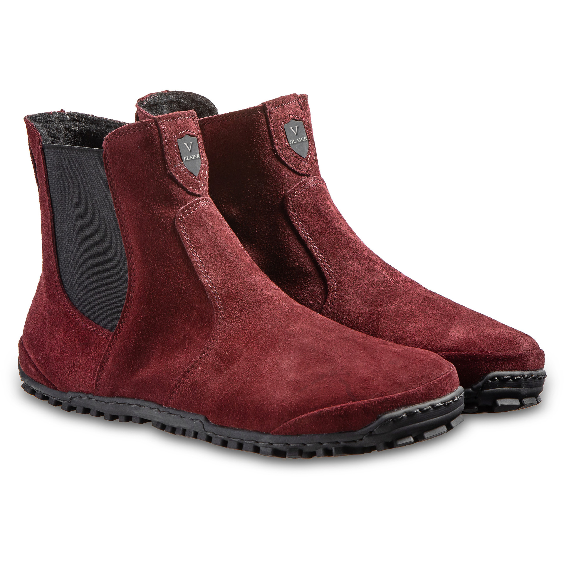 Fashion Men And Women Wear Round Toe Color-blocking Single Boots foto 2
