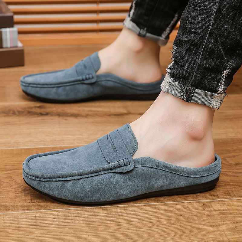 Men's Casual Slip-On Soft-Soled Half Slippers foto 3