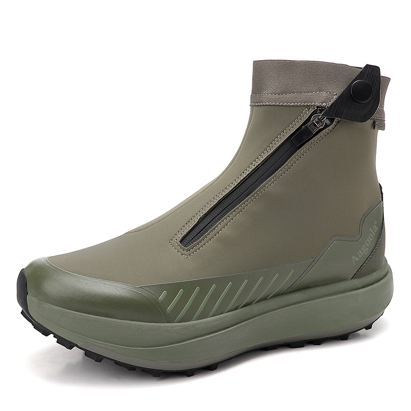 High-end Shock-absorbing Soft-soled Non-slip High-top Hiking Boots For Mountaineering foto 5