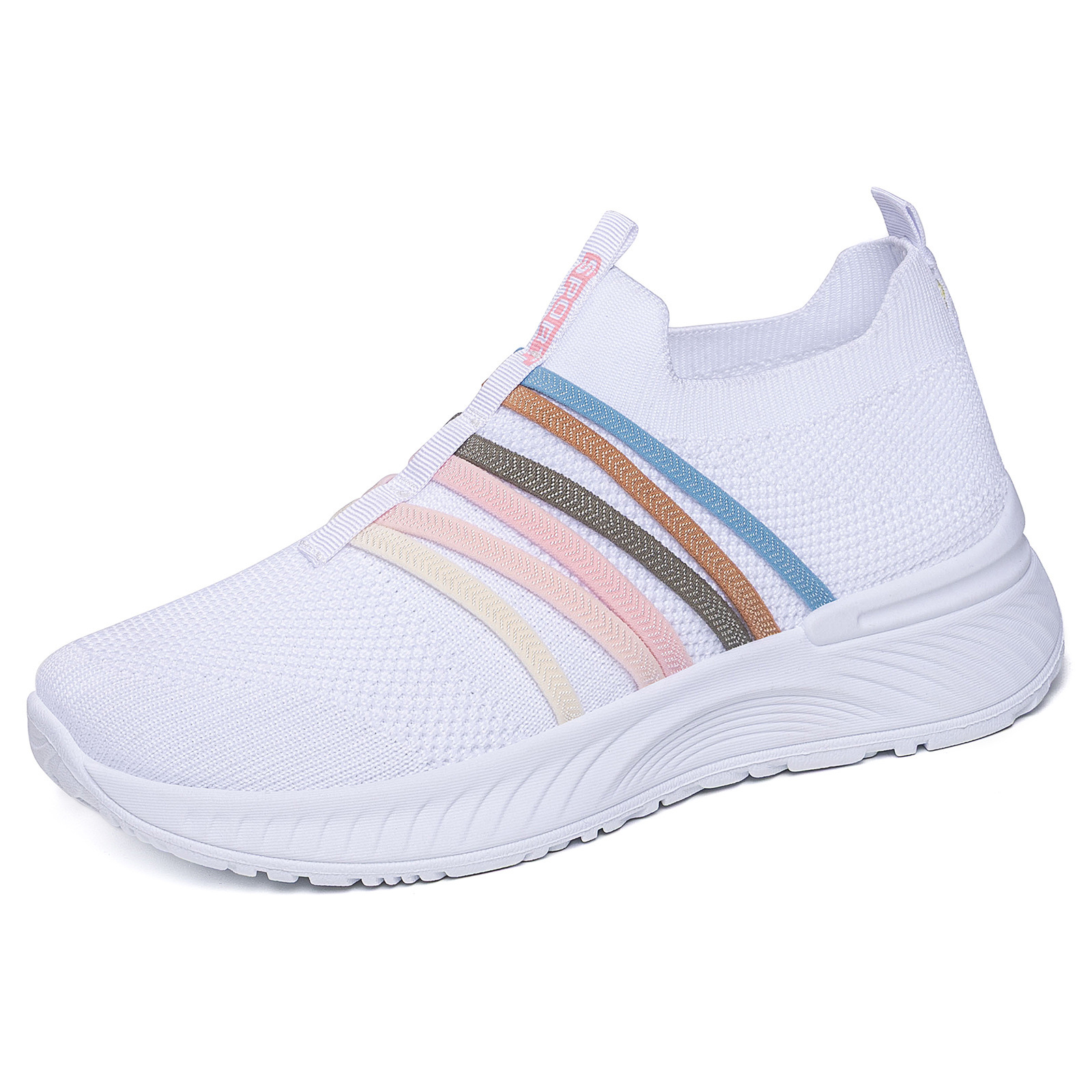 Summer New Breathable Flyknit Slip-On Casual Shoes foto 3