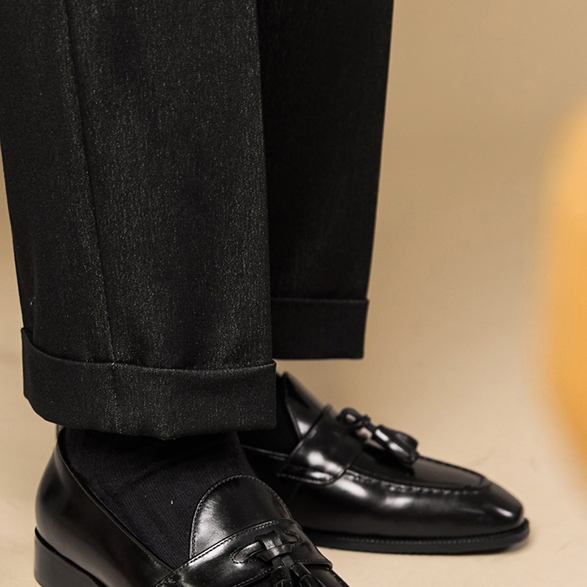 European And American Business Casual Tassel Loafers foto 2