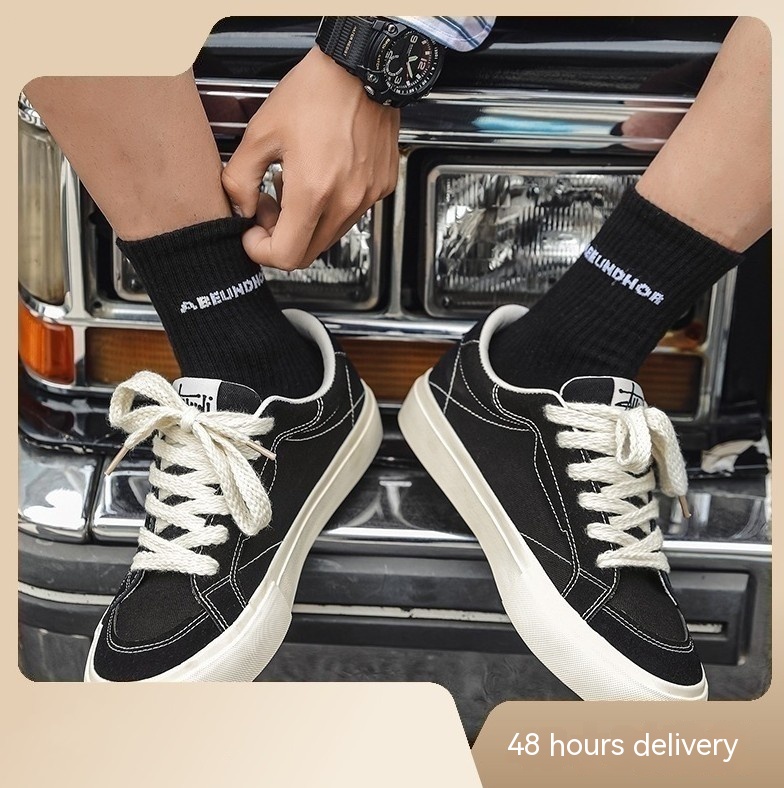 Men's Summer Canvas Shoes Casual Sneakers foto 5