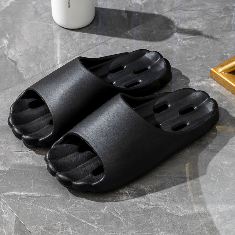 Men's Bathroom Hollow-out Quick-drying Eva Slippers foto 3