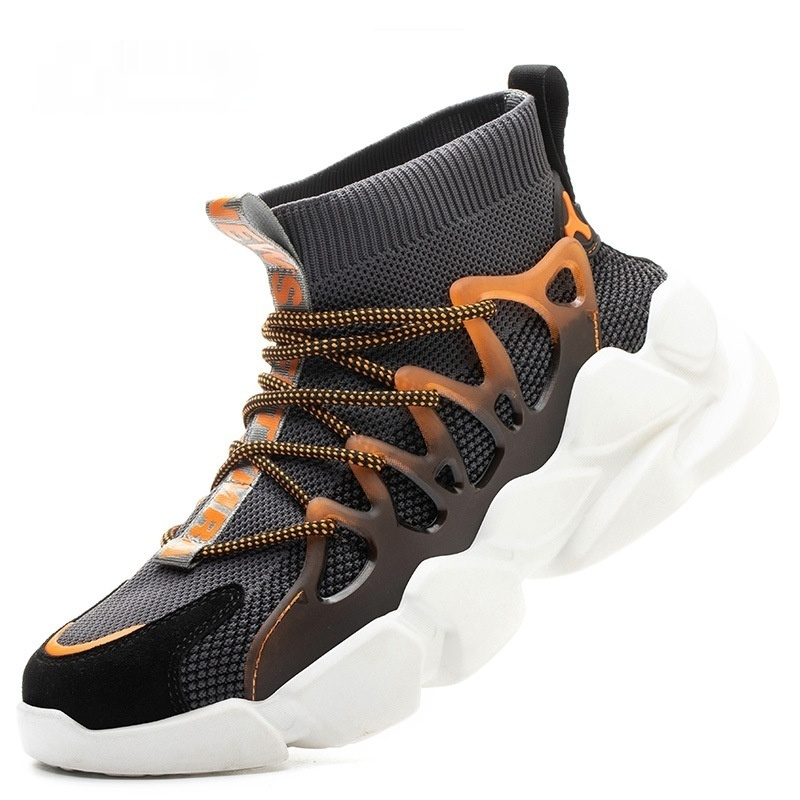 High Top Labor Protection Shoes Piercing Steel Head Protection foto 5