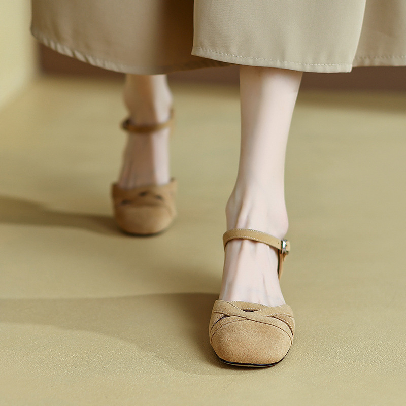 French Style Classic Retro Roman Sandals foto 5