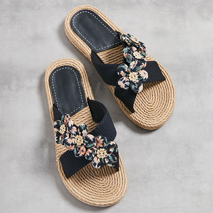 Trendy Indoor Outdoor Six Small Flower Slippers foto 3