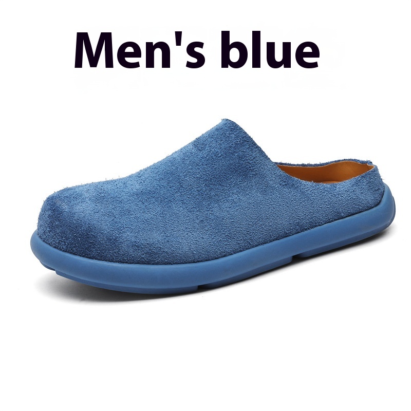 Outdoor Half Slippers Leather Shoes foto 5