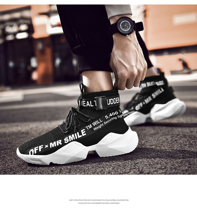 Shock-absorbing Mesh Breathable Running Shoes Creative Leisure Sneaker foto 2