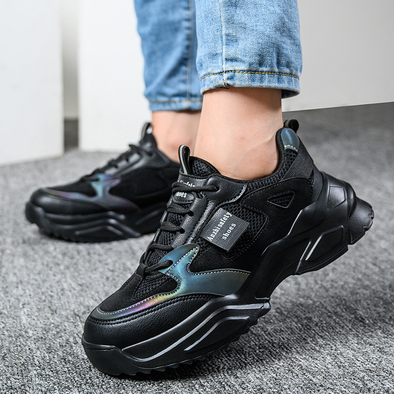 Women's Anti Smashing Lightweight Breathable Labor Protection Shoes foto 3