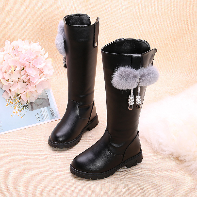 New Children's Velvet-lined High-top Boots foto 2