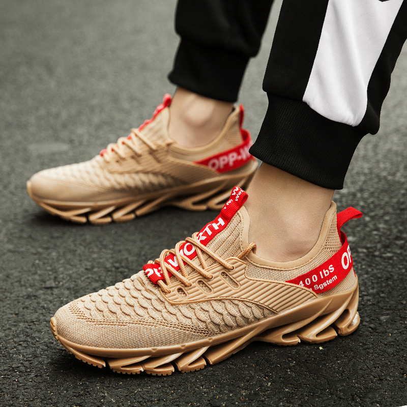 New Plus Size Autumn Fly Woven Mesh Student Sports Leisure Running Shoes foto 4