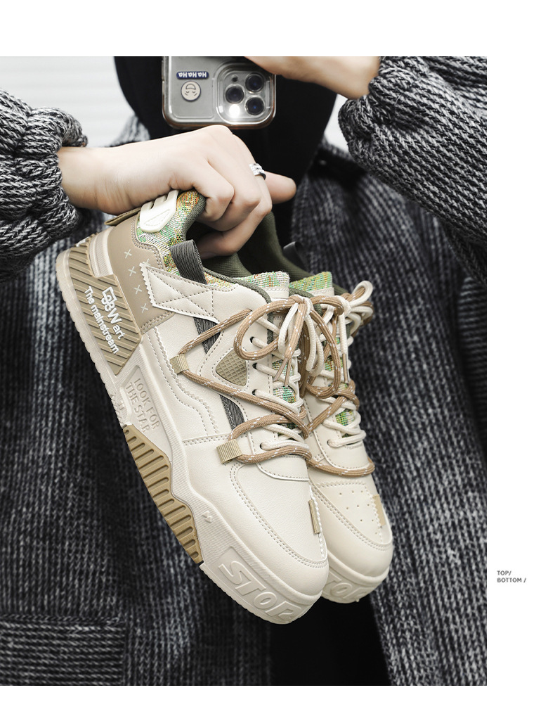 Fashion Sports Platform Board Shoes Student Men's Casual Shoes foto 4
