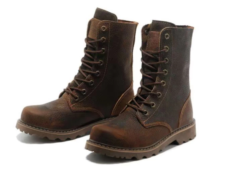 Casual Men's Martin Boots With A Chunky Toe And High-top Design foto 3