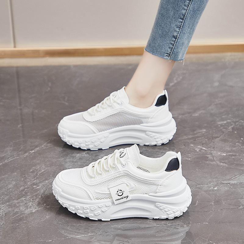 Womens Casual Soft-soled Breathable Mesh Sneakers foto 5