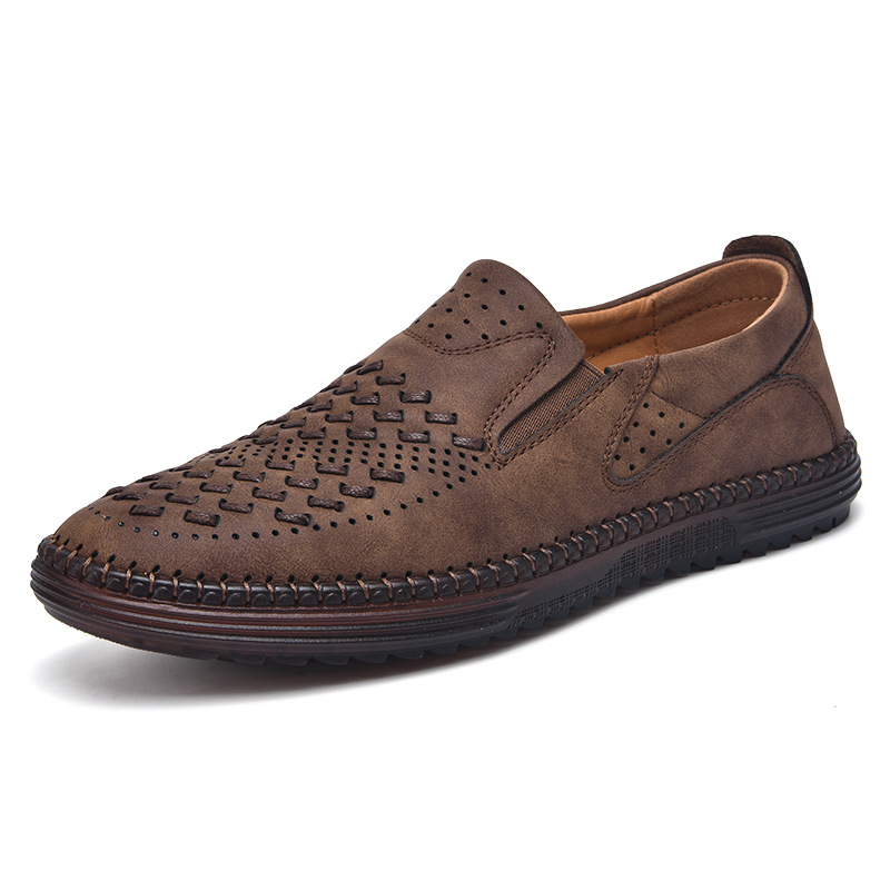 Men's Versatile Outdoor Casual Leather Shoes foto 2