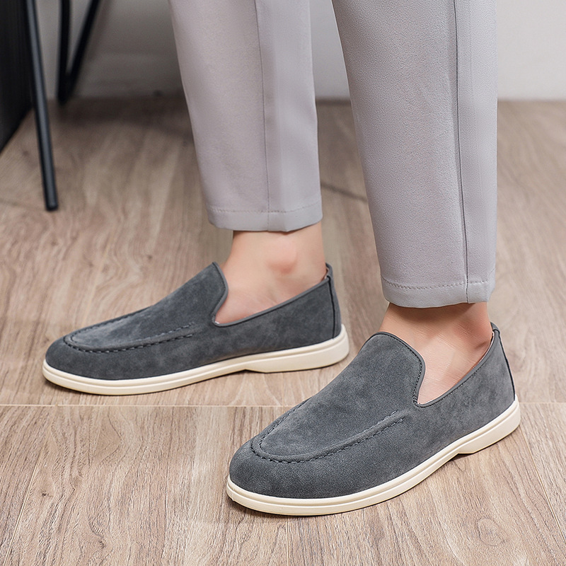 Flat-bottomed Slip-on Casual Large Size Men's Shoes foto 4