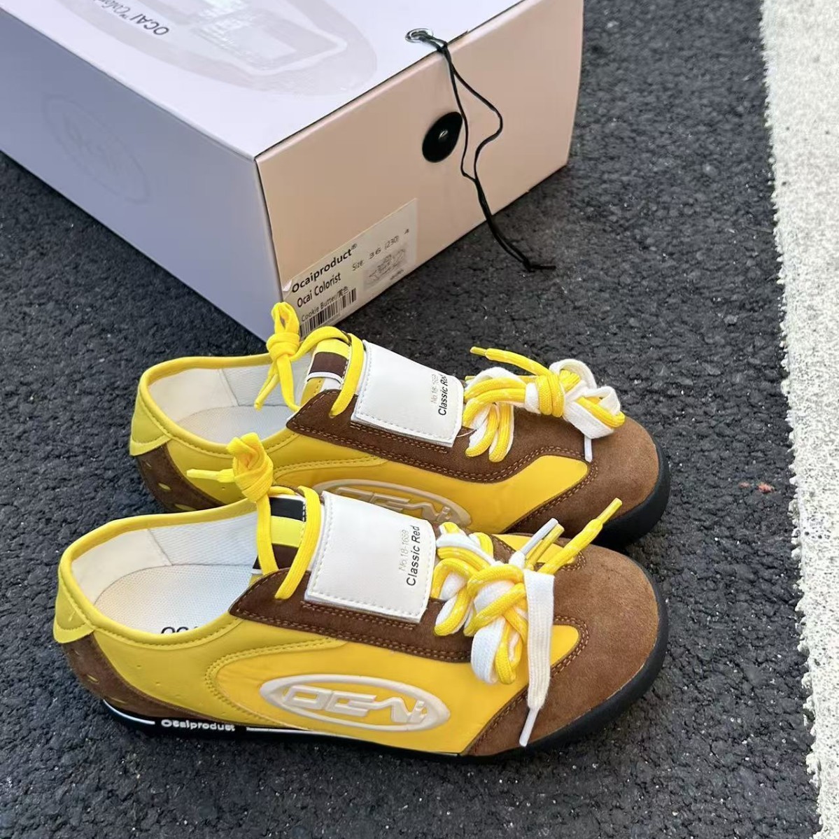 High-end Contrast-color Design Casual Flat Shoes For Commuting foto 3