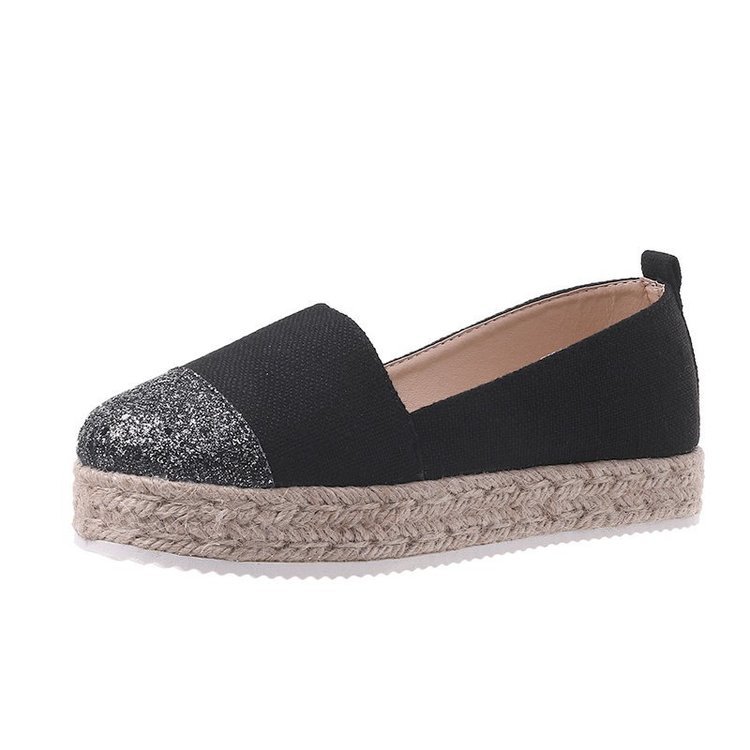 Plus Size Breathable Canvas Shoes Flat foto 4