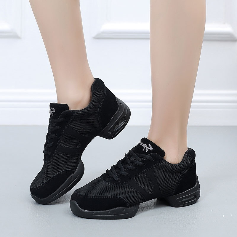 Womens Lace-Up Jazz Dance Shoes For Square Dancing foto 4