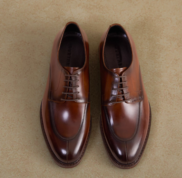 Plus Size Leather Fashion Men's Business Formal Wear Shoes Trend foto 2