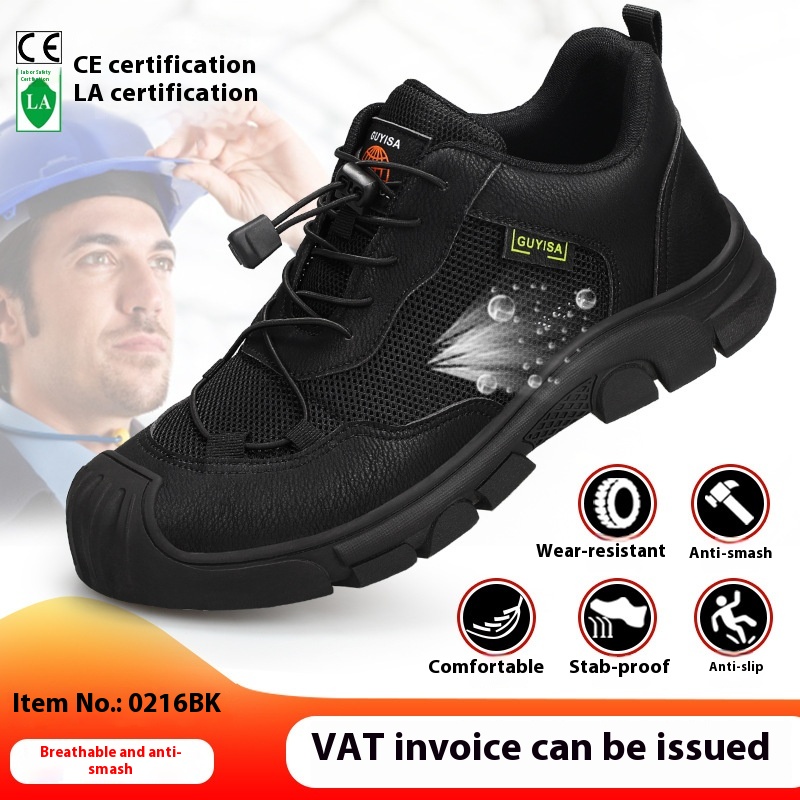 Steel Toe Shoes With Soft Soles Anti-smash And Anti-puncture foto 3