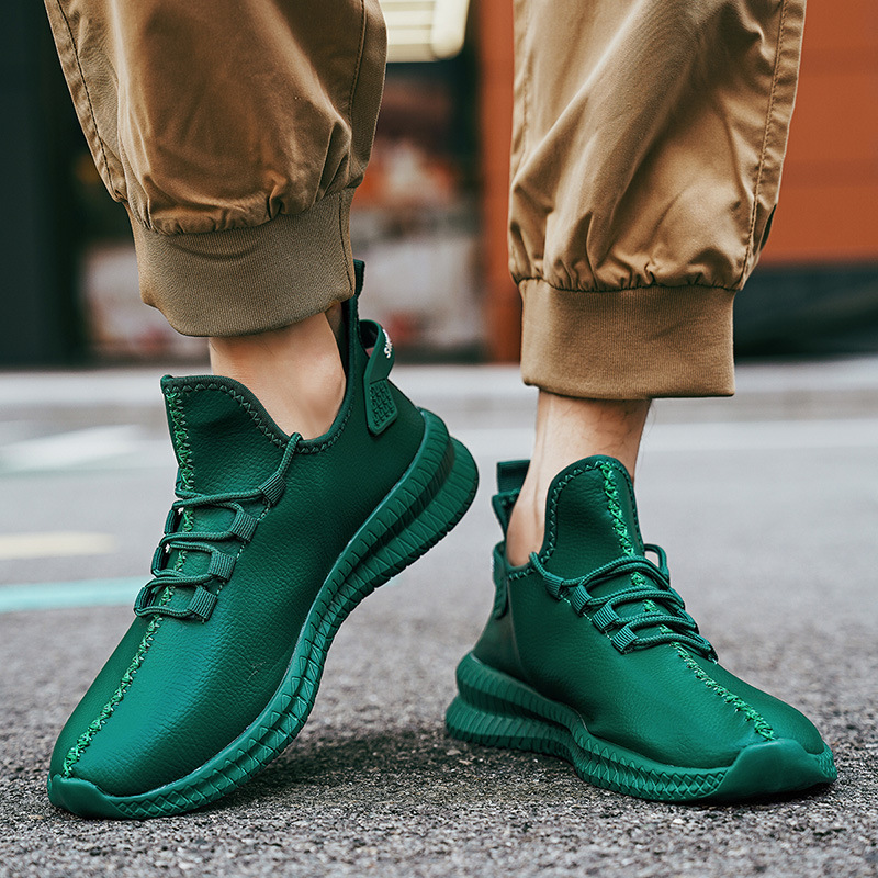 Sports Casual Leather Shoes Men foto 2