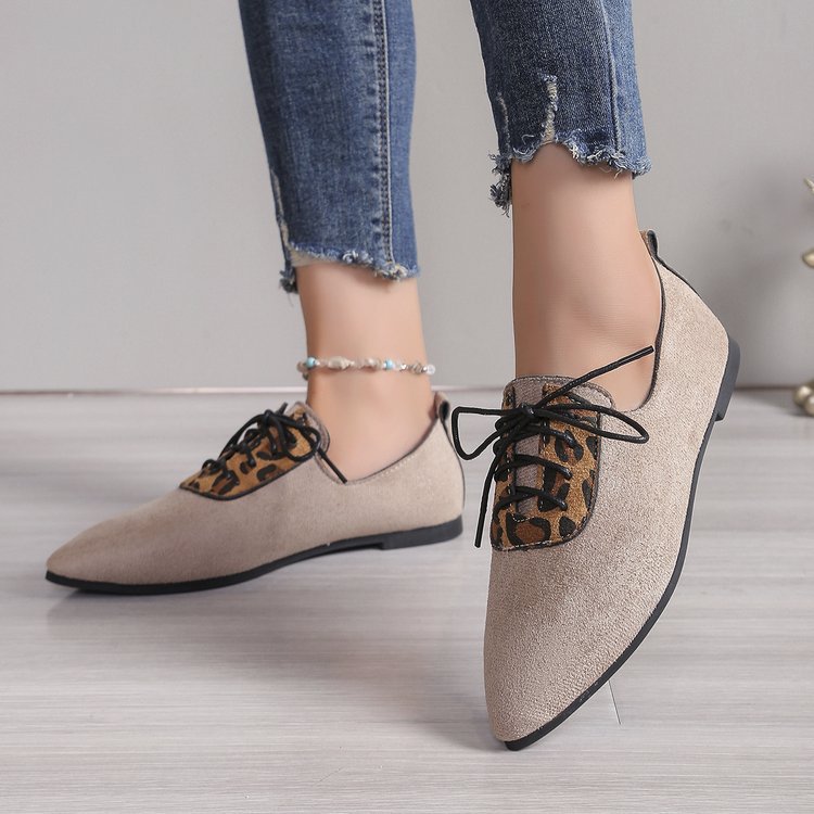 Plus Size Leopard Print Pumps Female Pointed Toe foto 5