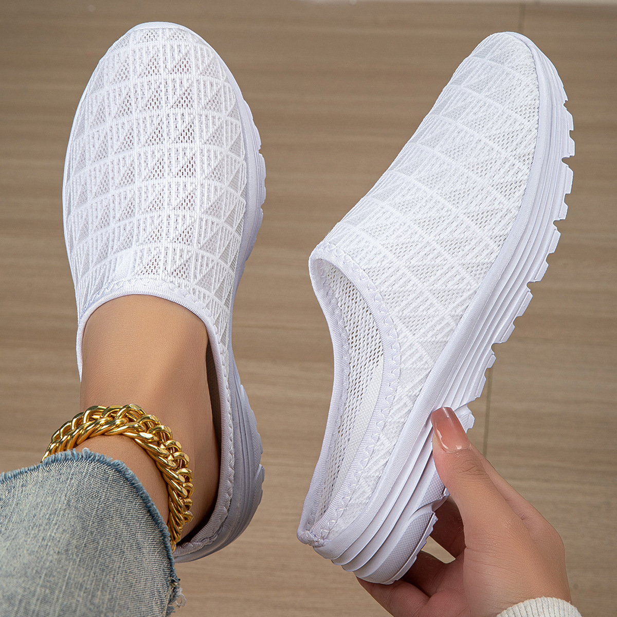 Womens Breathable Non-Slip Mesh Sports Sandals For The Beach foto 4