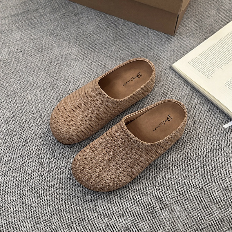 Non-slip Comfortable Baotou Boken Women's Slippers foto 3