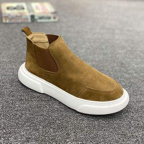 Autumnwinter Men's High-top Slip-on Shoes foto 3