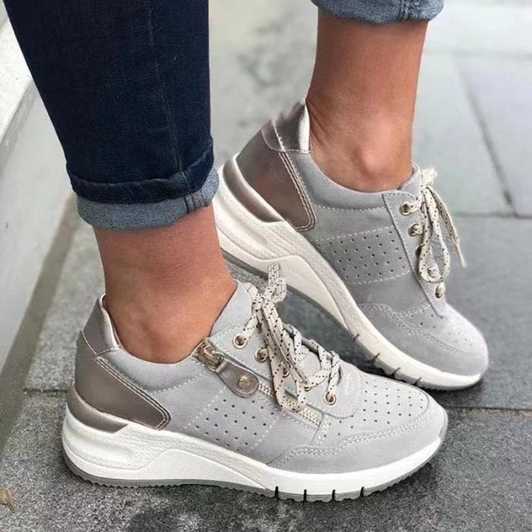 Fashion Chunky-soled Sneakers Outdoor Walking Running Casual Shoes For Women foto 4