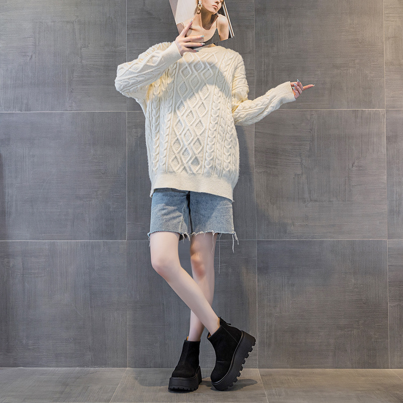 Short Leather Warm Women's Shoes foto 4
