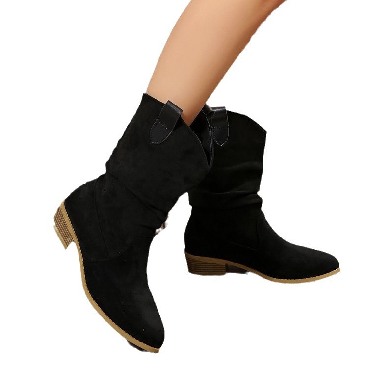 Pointed Suede Boots For Women foto 5