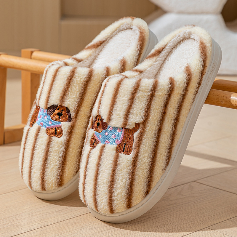 Women's Wear-resistant Soft Bottom Warm Keeping Cotton Slippers foto 5