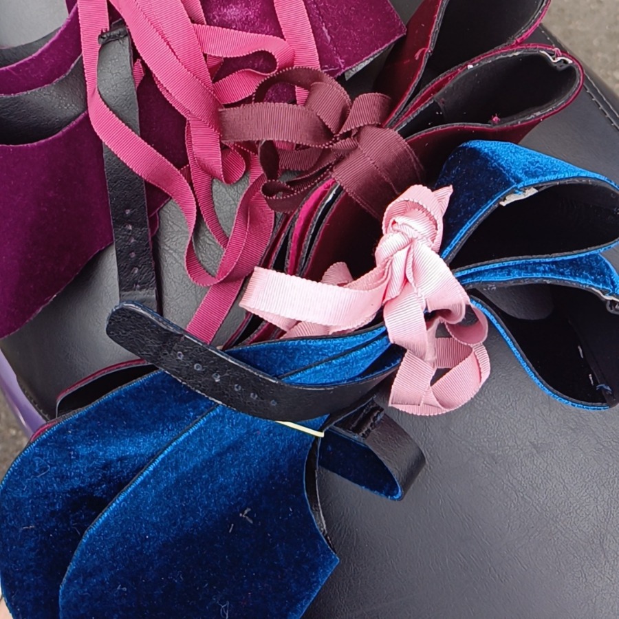 Casual Velvet Flat Pumps Buckle Mary Jane Ballet Slipper foto 2