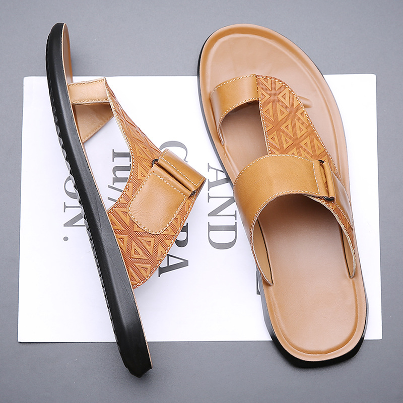 Men's Fashion All-matching Simple Beach Slippers foto 4