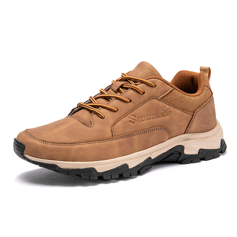 Leather Waterproof Men's Deodorant Casual Middle-aged And Elderly Running Plus Size Board Shoes foto 3