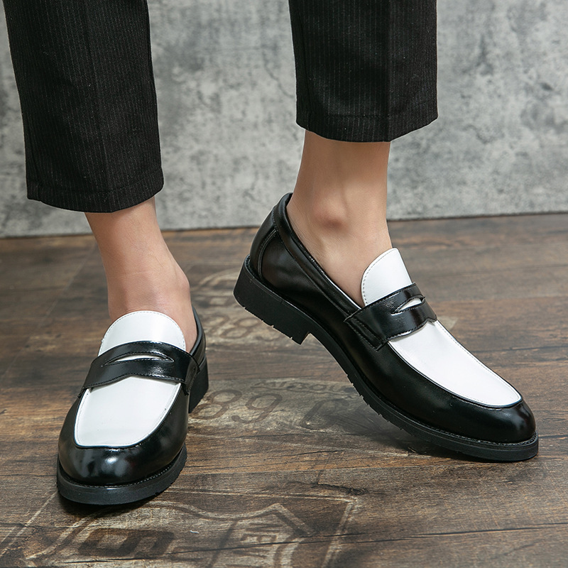 Summer New Men's Low-top Office Formal Leather Shoes foto 3