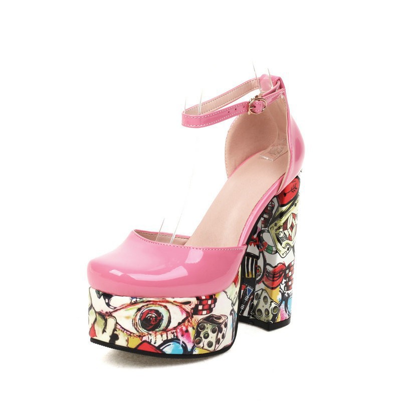 Chunky-heeled Ultra-high Waterproof Platform Sandals foto 2